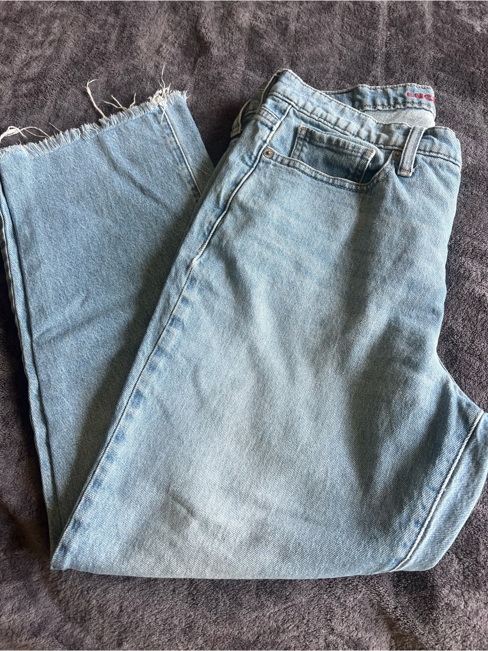 Lucky Brand Light Blue Zoe High Rise Straight Women’s Jeans